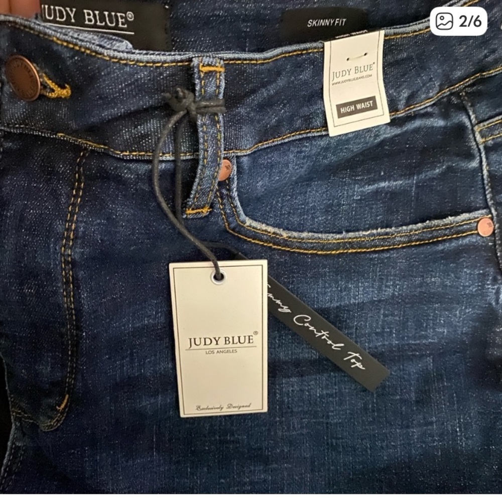 Judy Blue Indigo Women's Jeans - Picture 4 of 14